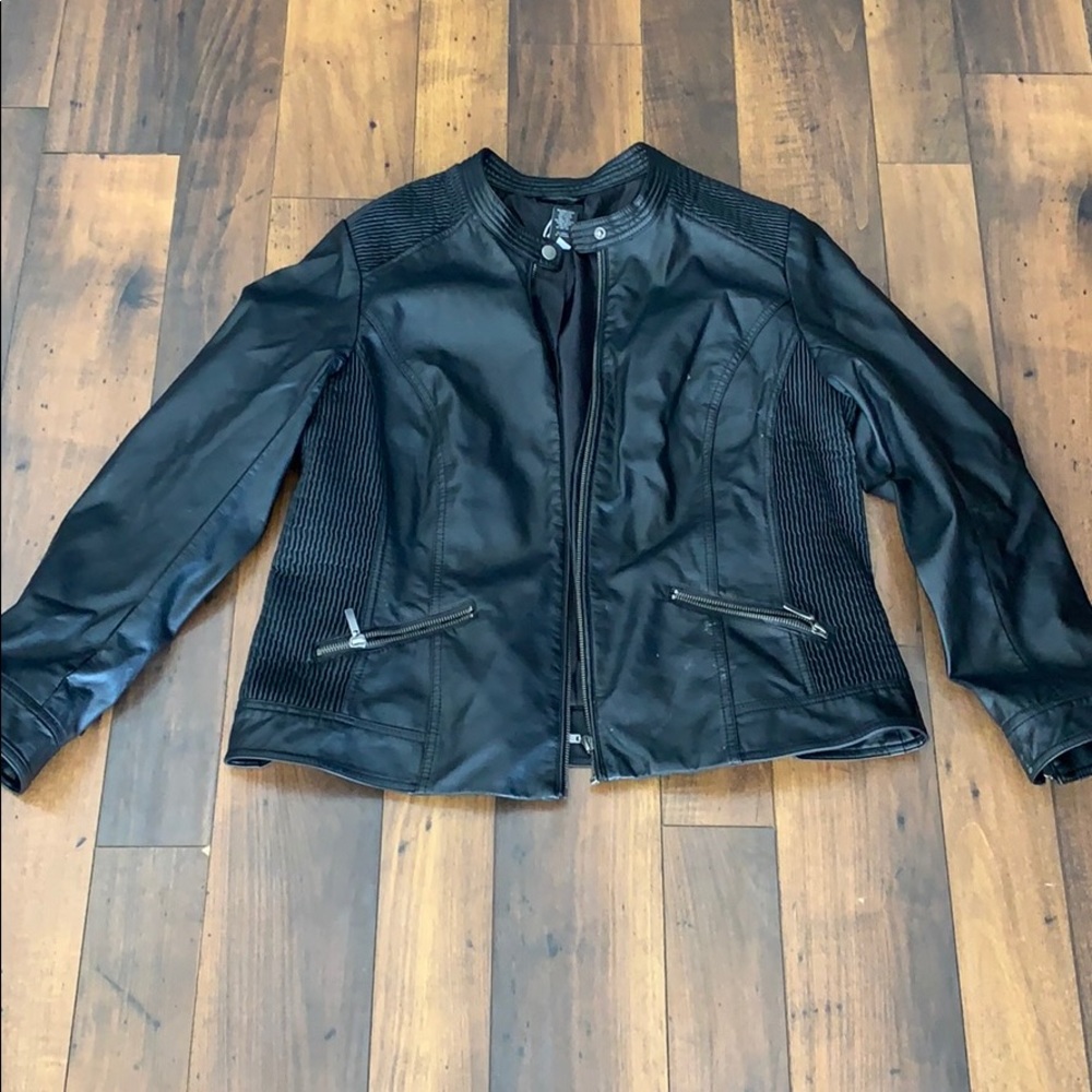 Lane Bryant leather jacket